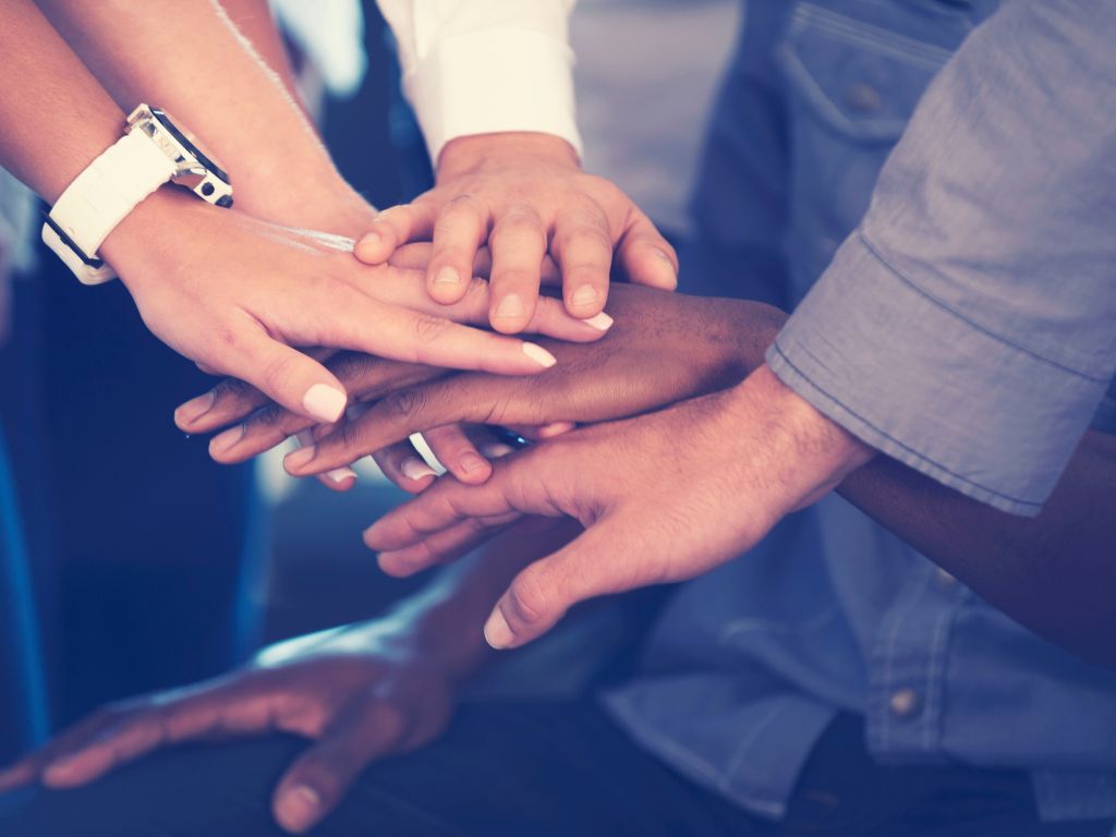 Image showing hands together showing agreement