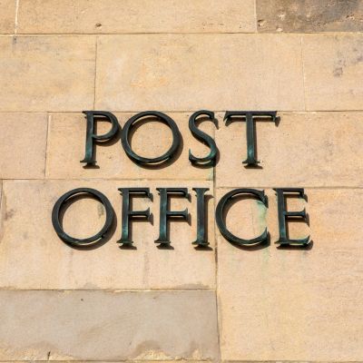 Image showing Post Office on wall